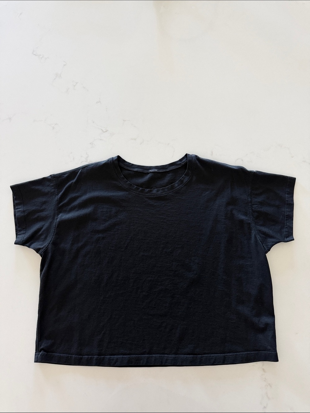 lululemon athletica Black Crop Tee